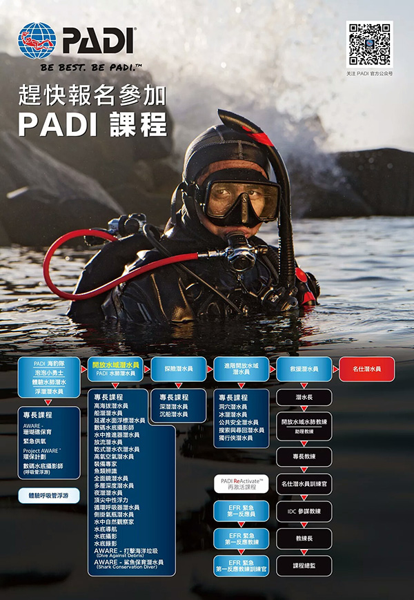 【香港 DRT丨PADI 等你！】原文轉自PADI 訂閱號